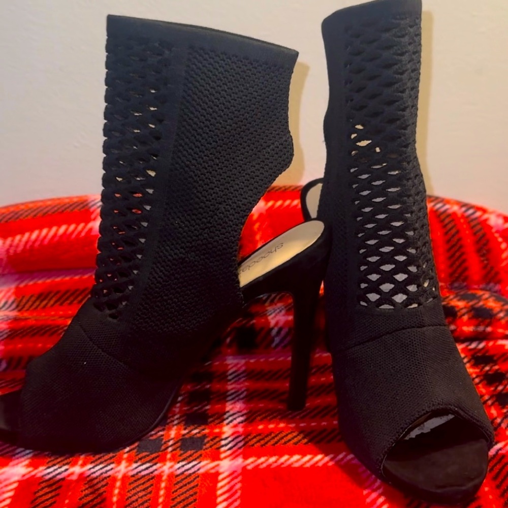 High heeled boots